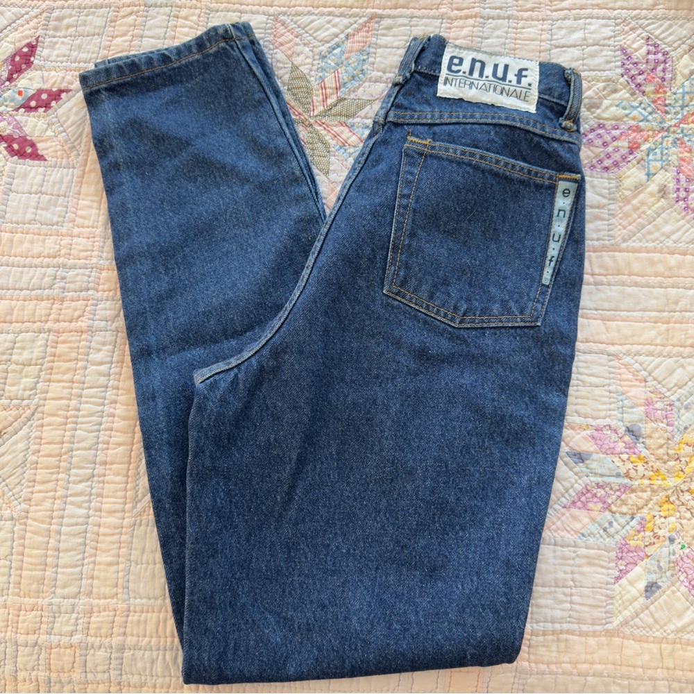 Vintage E.N.U.F. Internationale 90’s High-Waisted Mom Jeans Size 7/8 NWOT ENUF